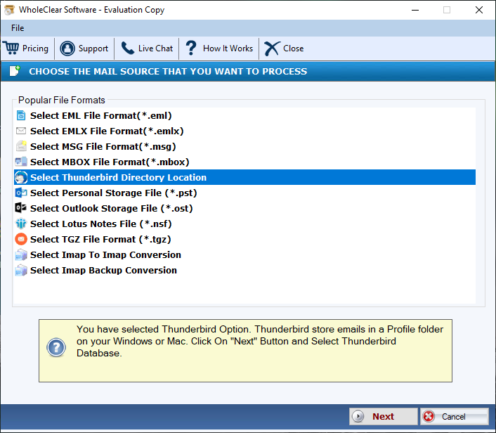 FixVare Thunderbird to NSF Converter 2.0 full