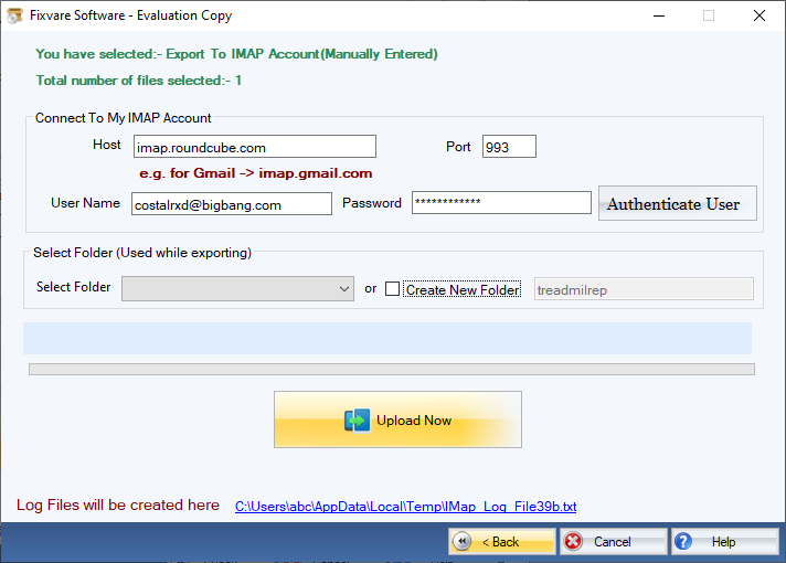 Connect IMAP Account